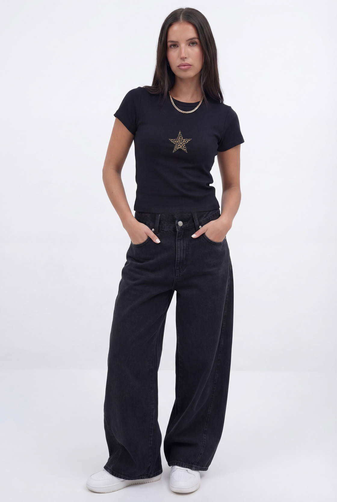Black Star Baby Tee