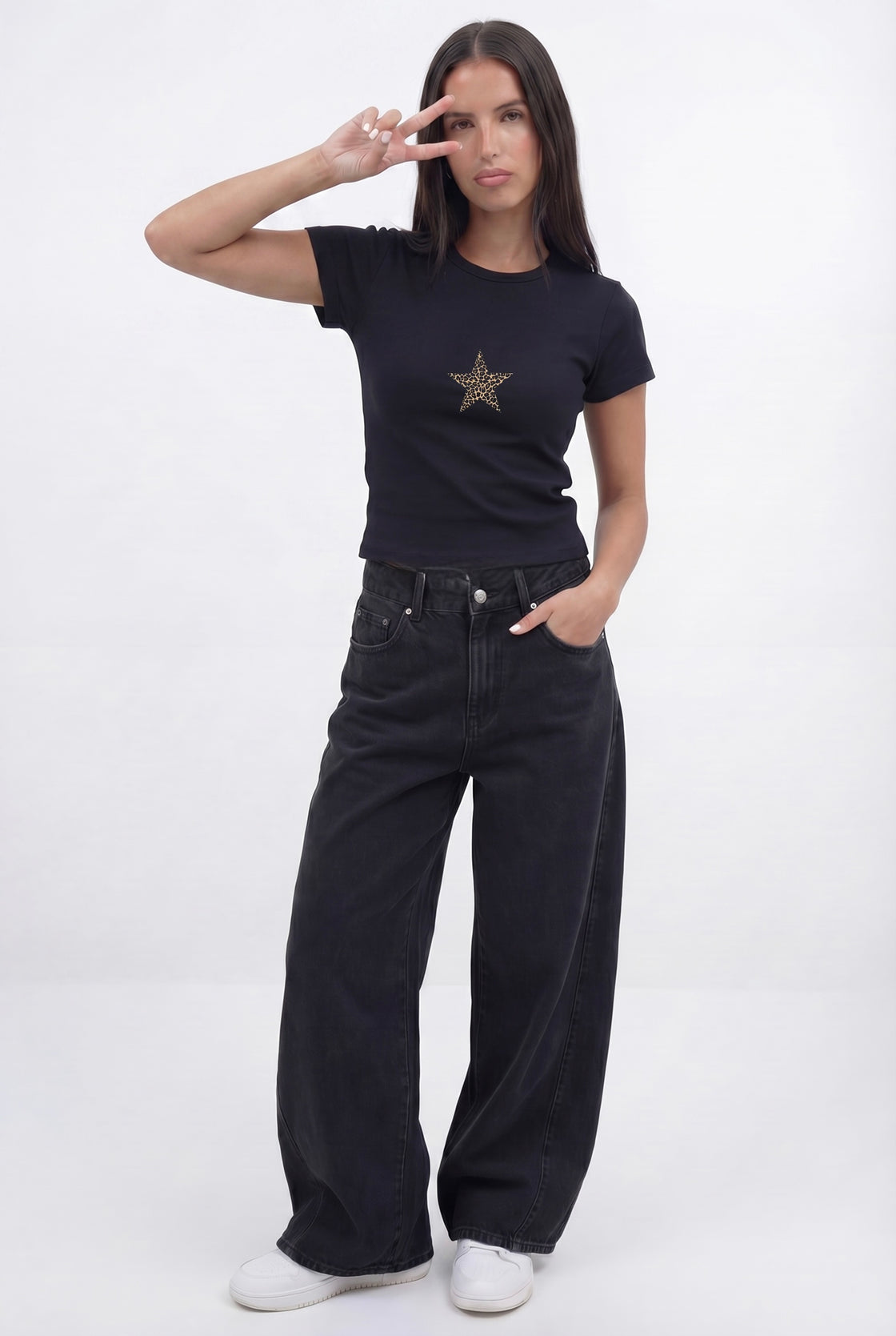 Black Star Baby Tee
