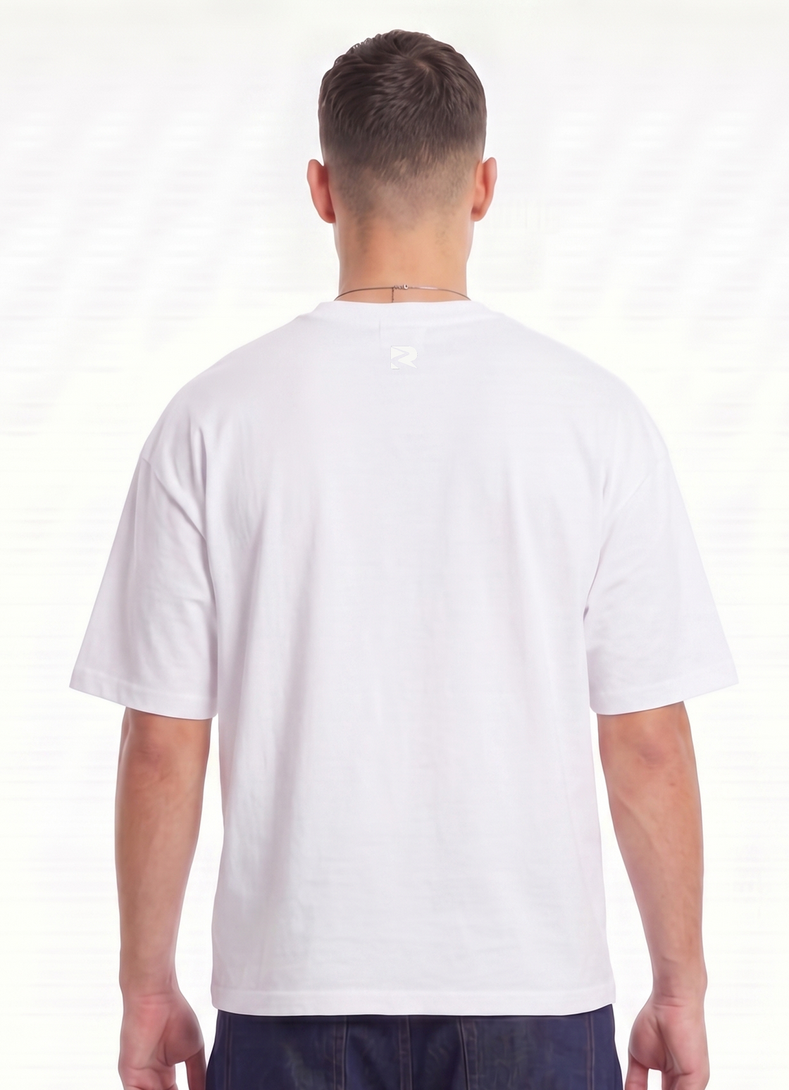 White box fit tshirt