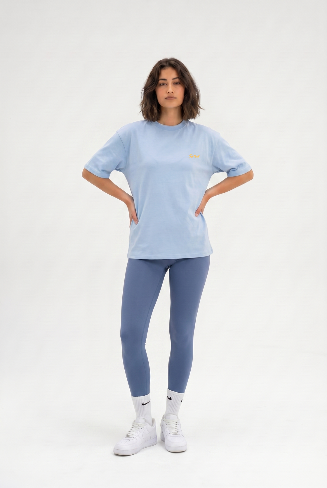 Sky-Blue Oversized tshirt