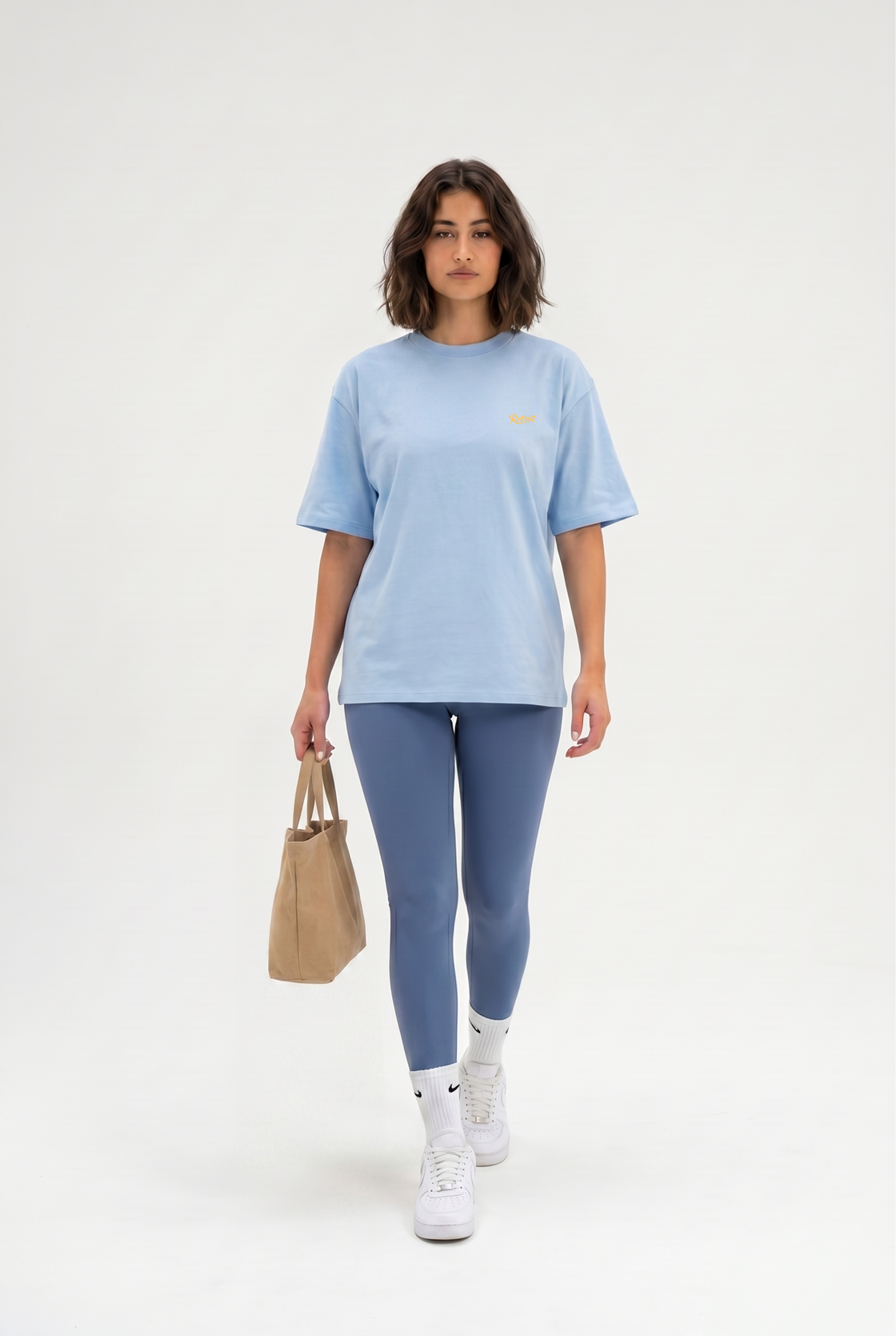 Sky-Blue Oversized tshirt