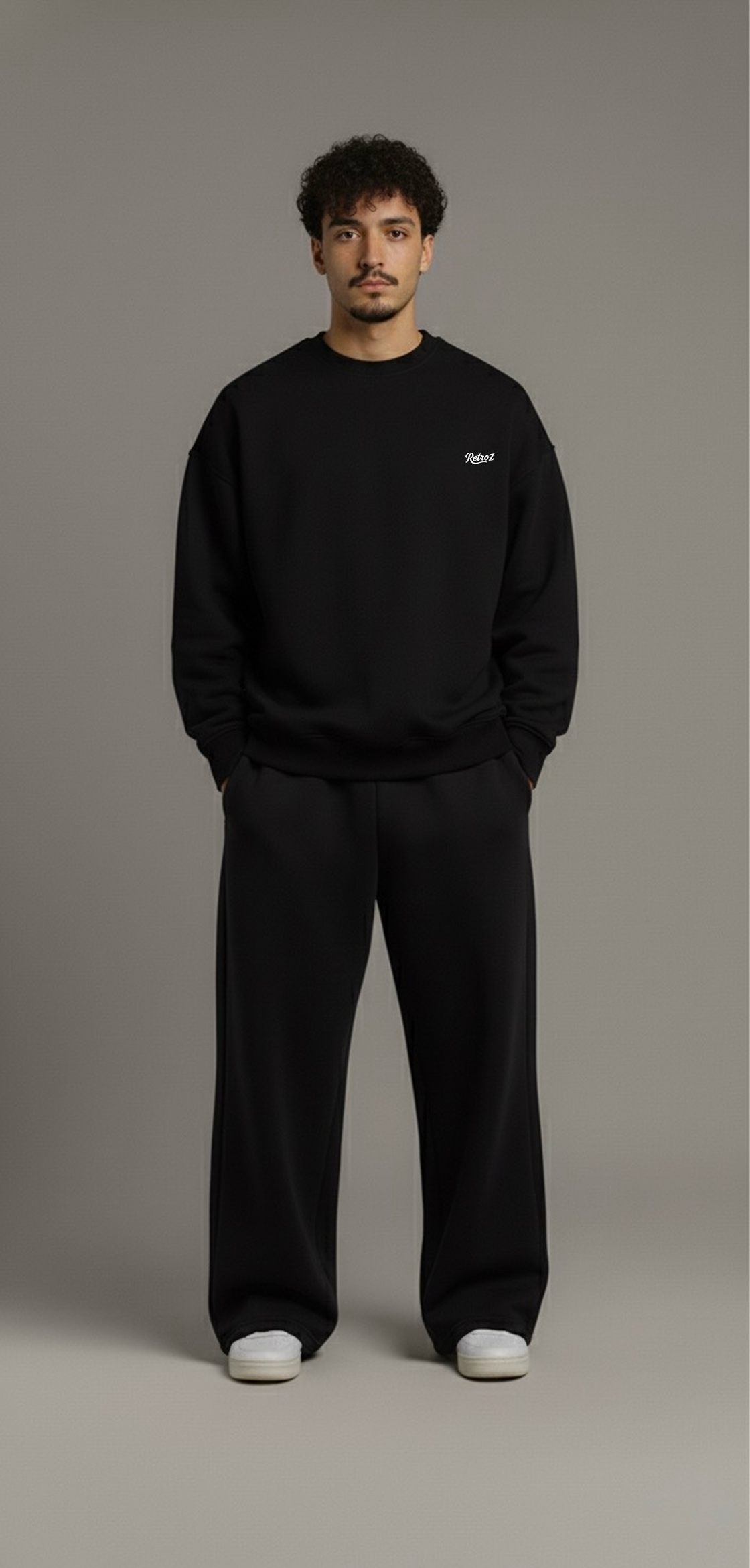 Black Set crewneck