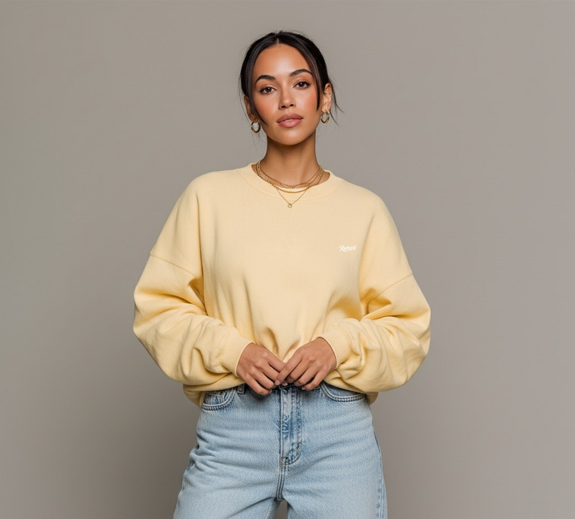 Butter Yellow Crewneck