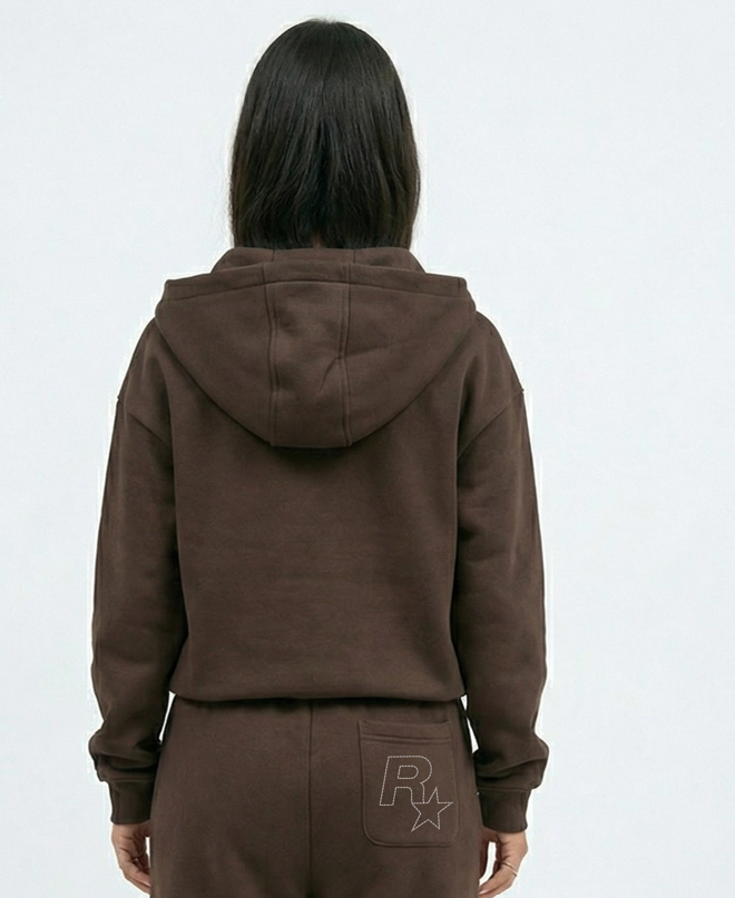 Brown Zipper