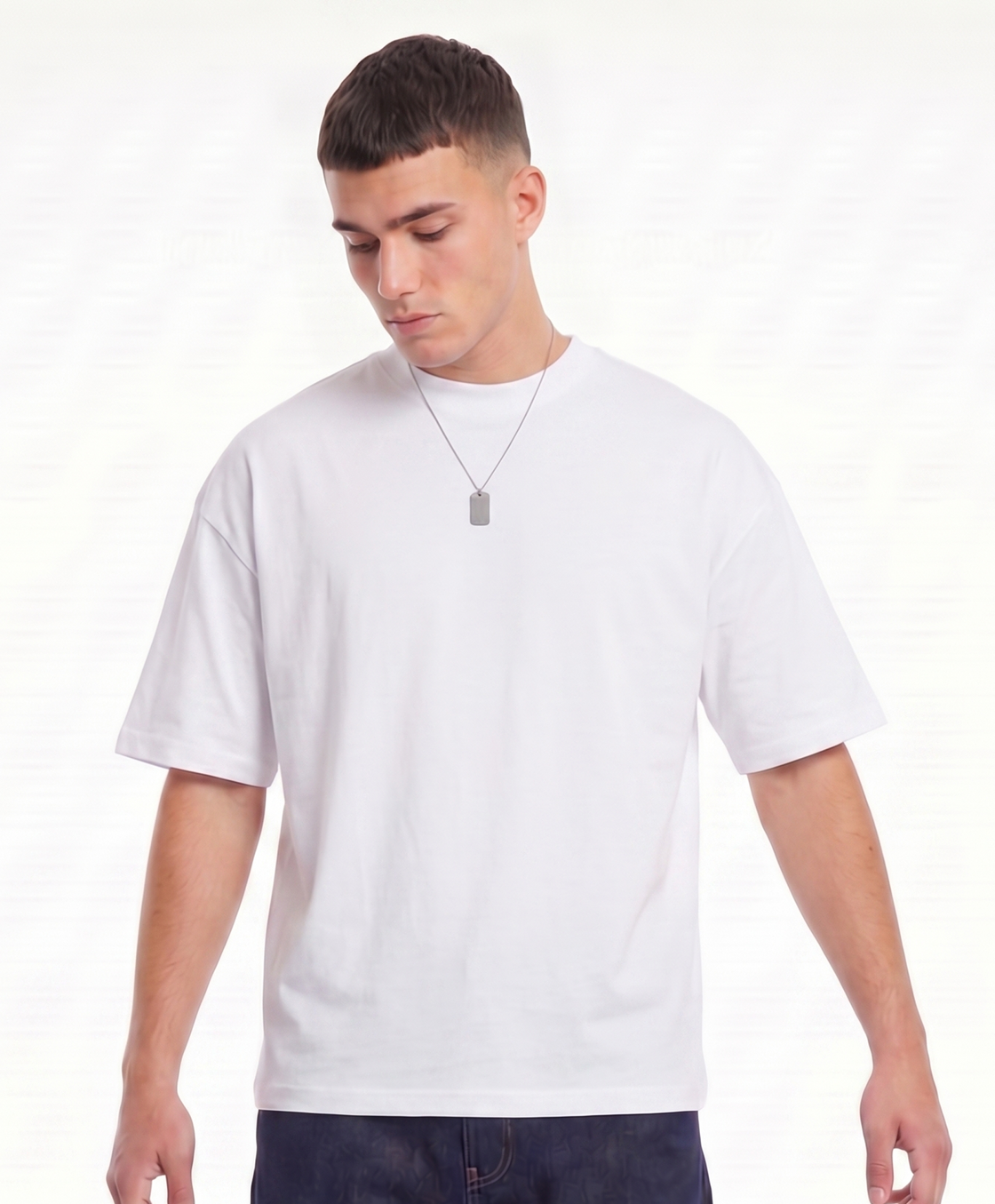 White box fit tshirt