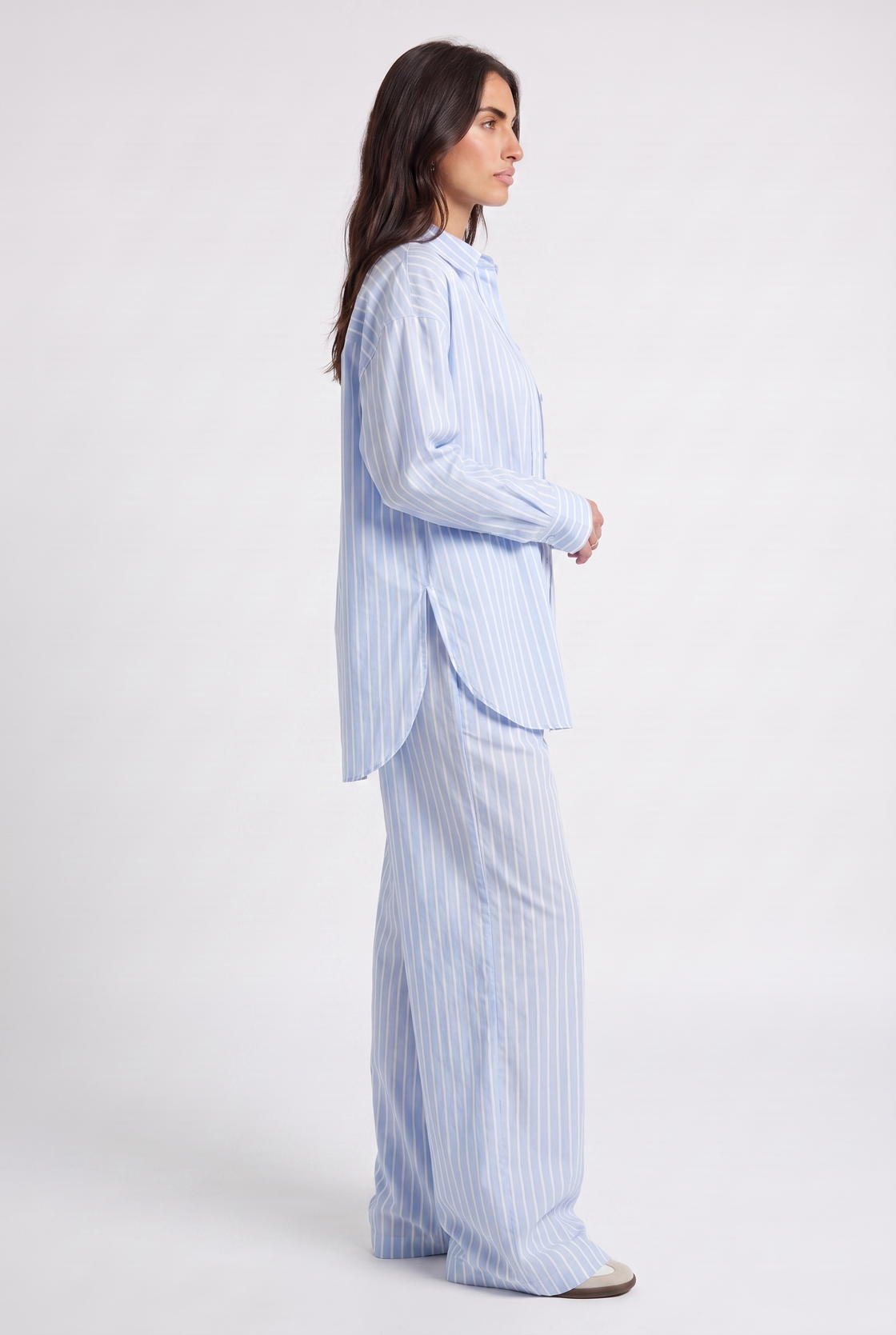 Stripped Blue Set
